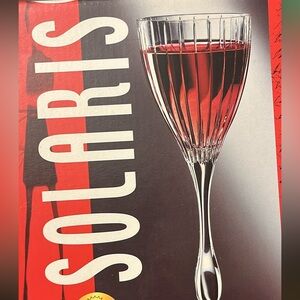 Beautiful vintage wine glasses